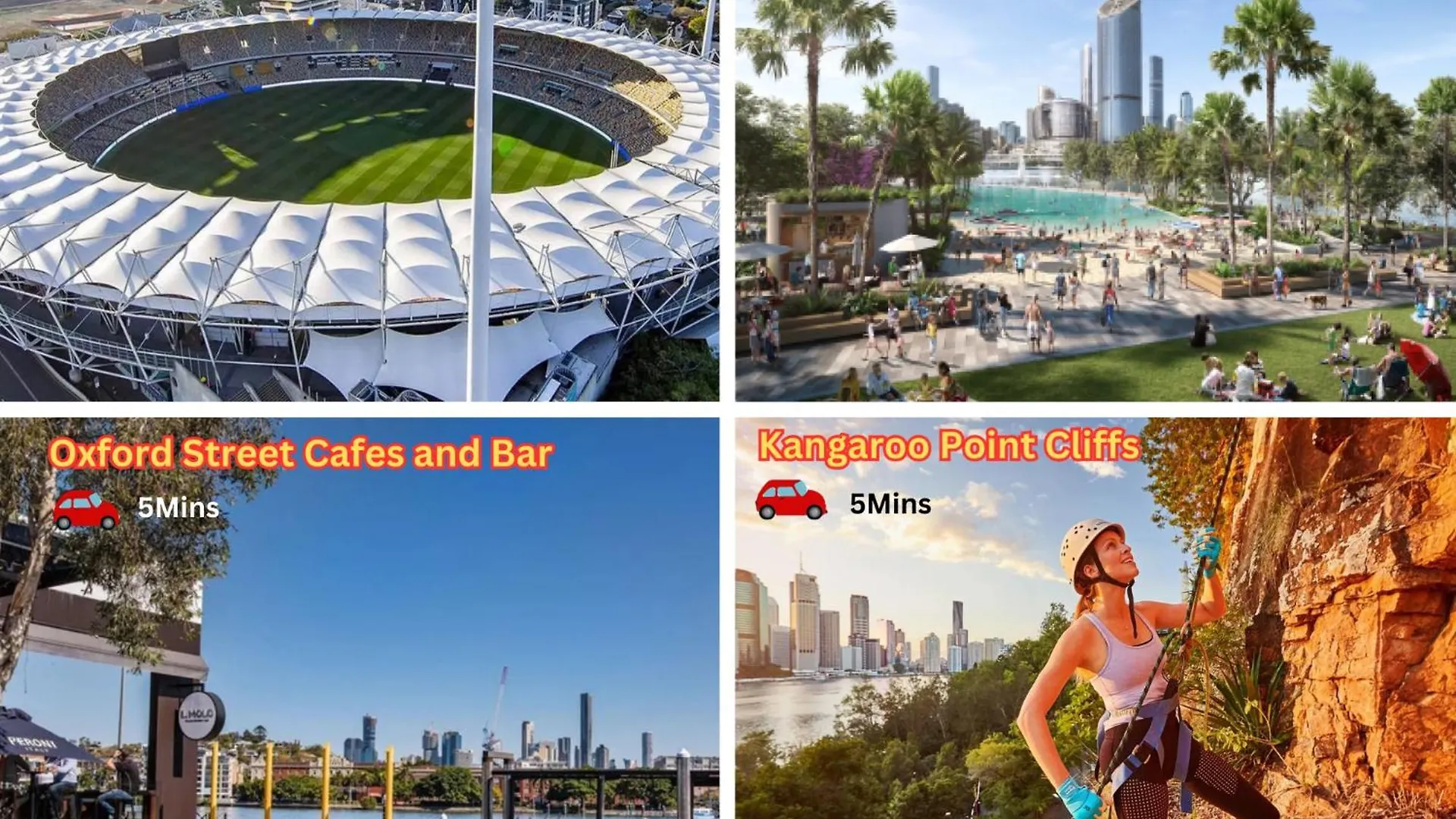 Holiday home Wow Bridge Views Near Cbd Quiet Bus Train Villa Brisbane